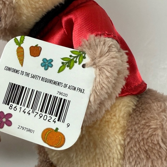 Peter Rabbit Flopsy Plush Stuffed Animal Just Play Movie Official 8" Toy NWT - Picture 9 of 11